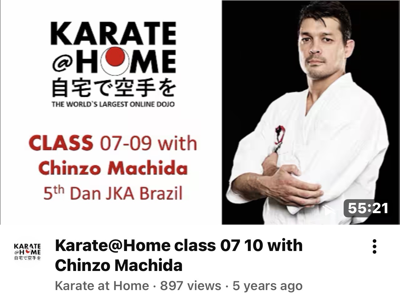 KARATE@HOME Class 07-09 mit Chinzo Machida